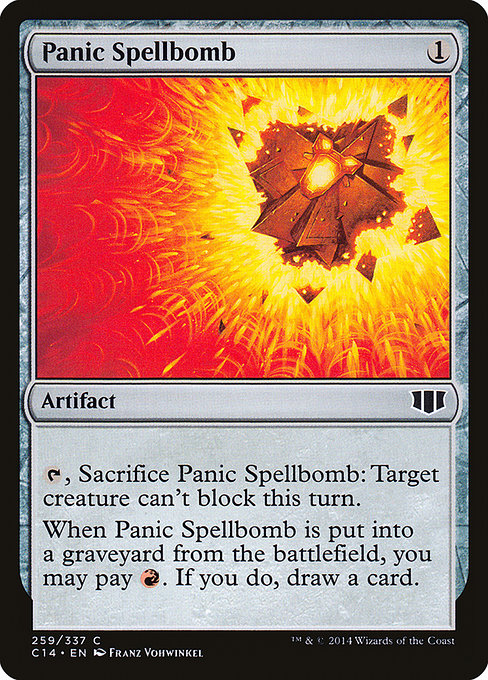 Panic Spellbomb (Commander 2014 #259)
