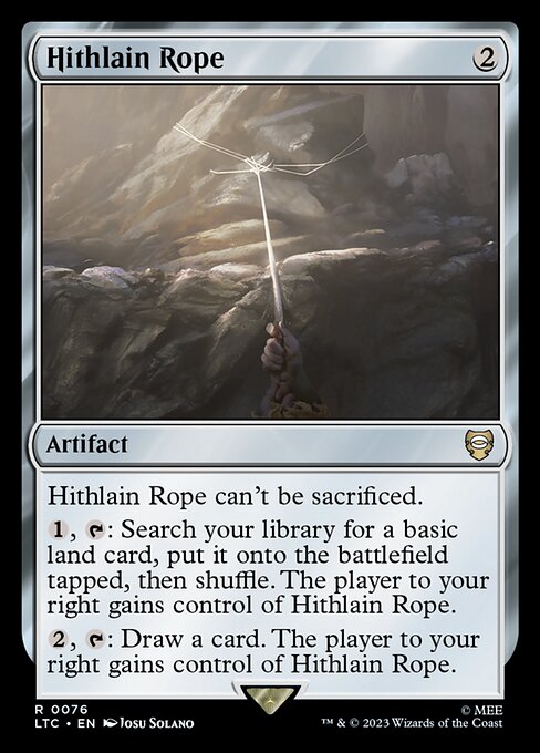 Hithlain Rope · Tales of Middle-earth Commander (LTC) #76 · Scryfall Magic  The Gathering Search
