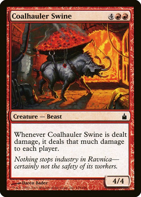 Coalhauler Swine (Ravnica: City of Guilds #119)