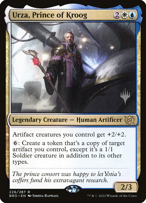 Urza, Prince of Kroog (The Brothers' War Promos #226p)