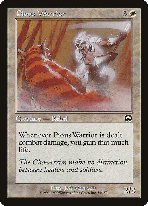 Pious Warrior card image