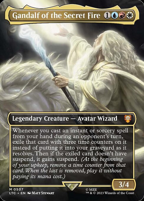 Gandalf of the Secret Fire card image