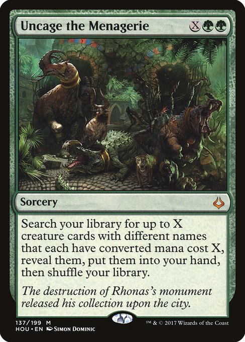 Uncage the Menagerie card image