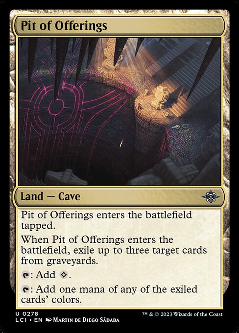 Pit of Offerings (The Lost Caverns of Ixalan #278)