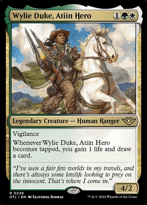 Wylie Duke, Atiin Hero card image