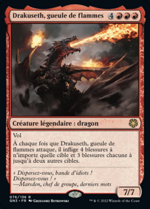 Drakuseth, Maw of Flames (Game Night: Free-for-All #76)