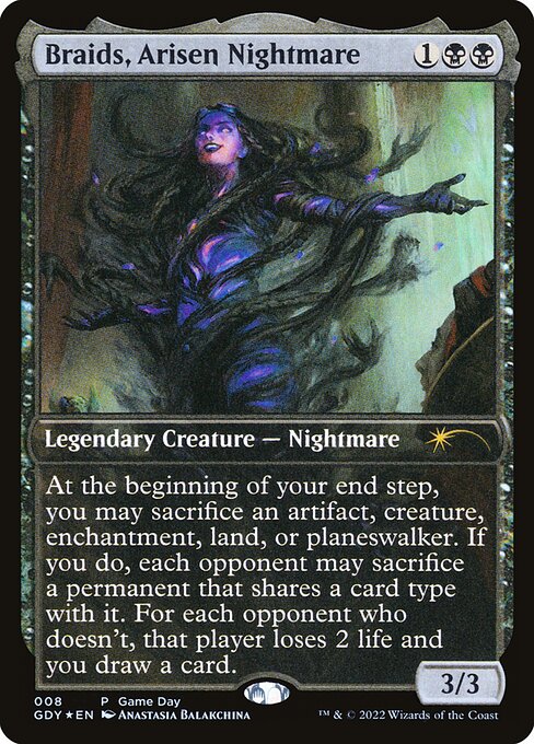 Braids, Arisen Nightmare (Game Day Promos #8)