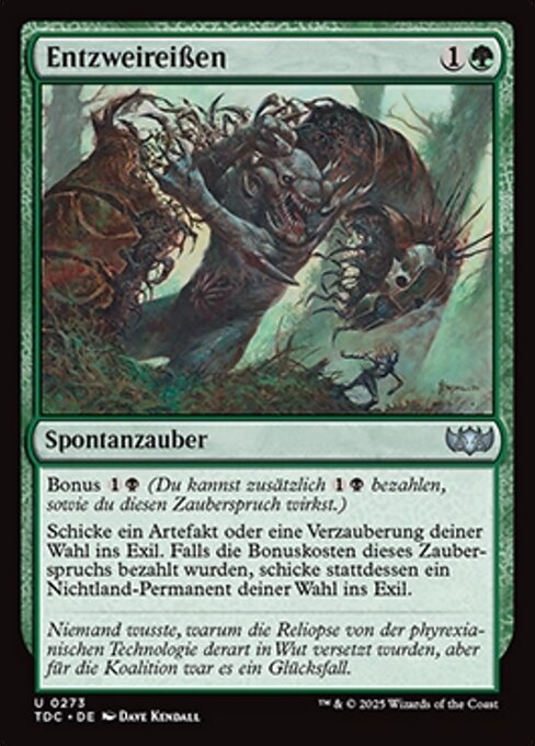Entzweireißen