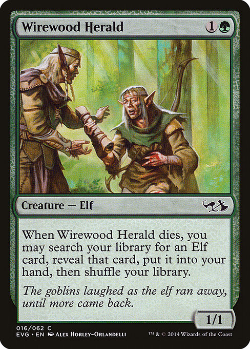 Wirewood Herald (Duel Decks Anthology: Elves vs. Goblins #16)