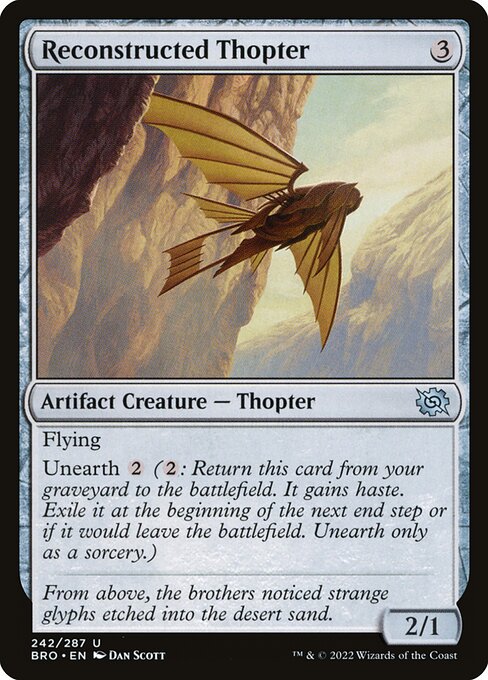 Reconstructed Thopter card image