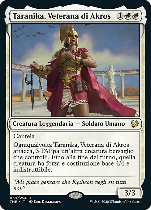Taranika, Akroan Veteran (Theros Beyond Death #39)