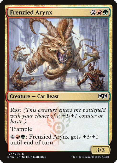 Frenzied Arynx card image