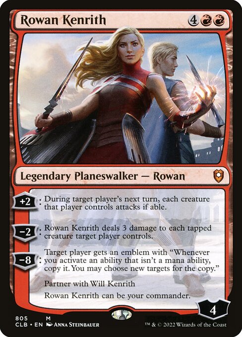 Rowan Kenrith (Commander Legends: Battle for Baldur's Gate #805)