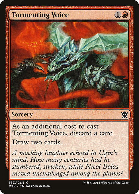Tormenting Voice (Dragons of Tarkir #163)