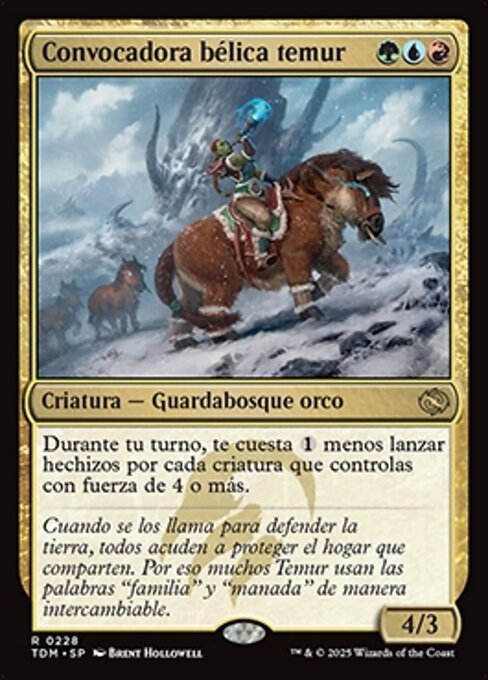 Convocadora bélica temur