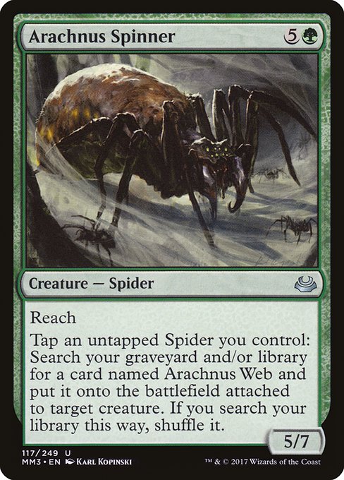 Fileuse arachnus|Arachnus Spinner
