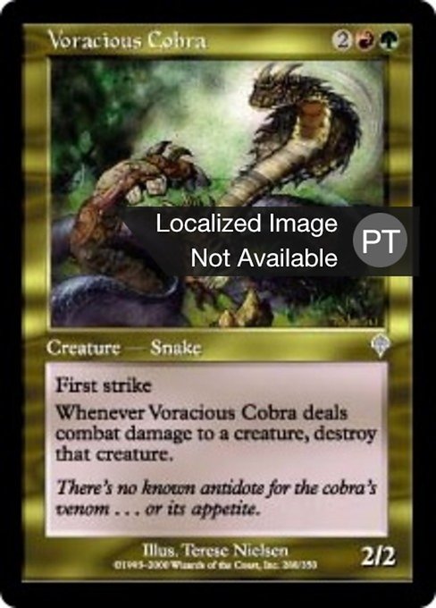 Voracious Cobra (Invasion #288)