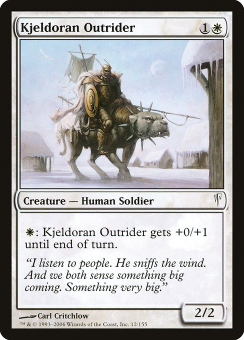 Kjeldoran Outrider (Coldsnap #12)