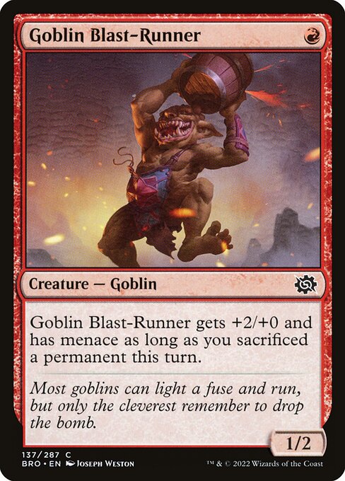 Coureur-boum gobelin|Goblin Blast-Runner