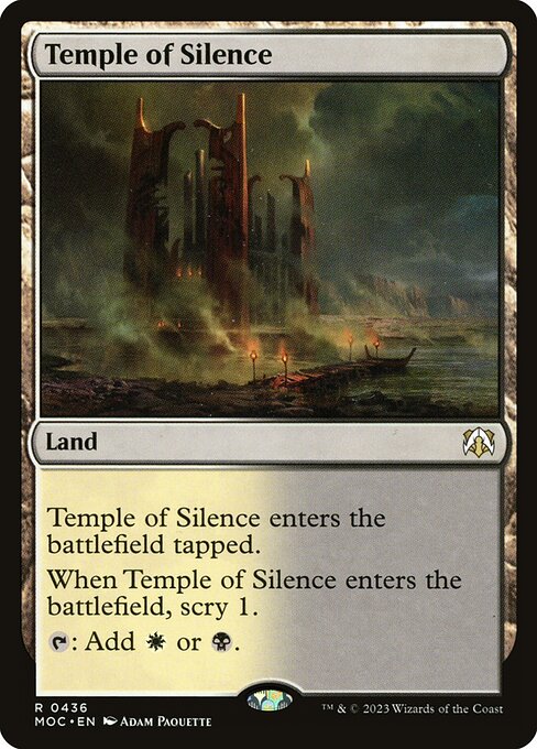 Temple of Silence (March of the Machine Commander #436)