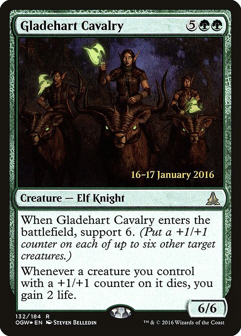 Gladehart Cavalry (Oath of the Gatewatch Promos #132s)