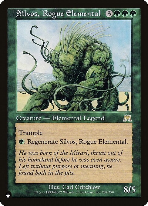 Silvos, Rogue Elemental (The List #788)