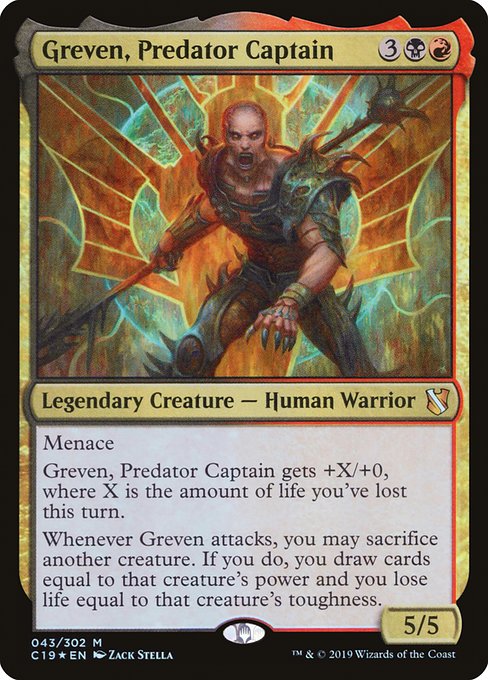 Grêvën, capitaine du Prédateur|Greven, Predator Captain