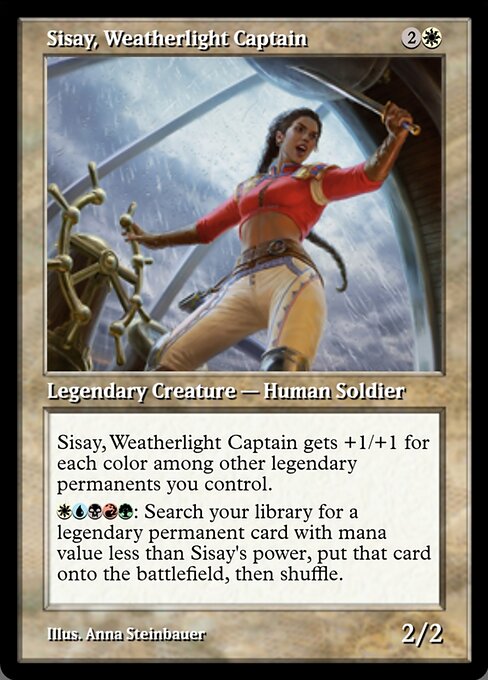 Sisay, Weatherlight Captain (Magic Online Promos #91211)
