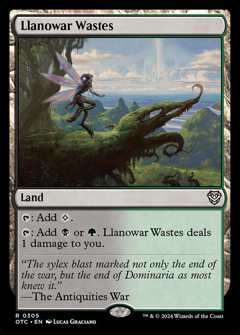 Llanowar Wastes (Outlaws of Thunder Junction Commander #305)