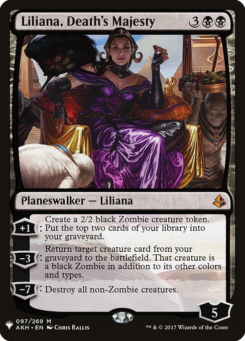 Liliana, Death's Majesty (Mystery Booster #701)