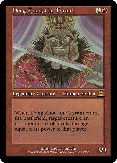 Dong Zhou, the Tyrant (Masters Edition III #96)