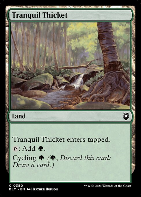 Tranquil Thicket (Bloomburrow Commander)