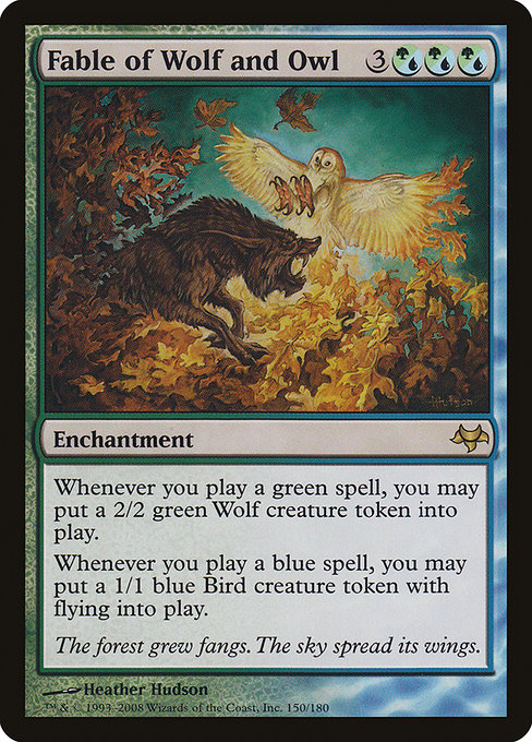 Fable of Wolf and Owl card image