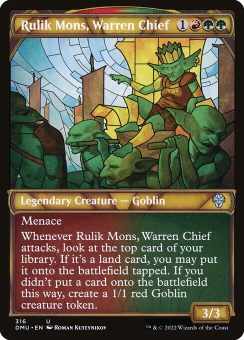 Rulik Mons, Warren Chief (Showcase)