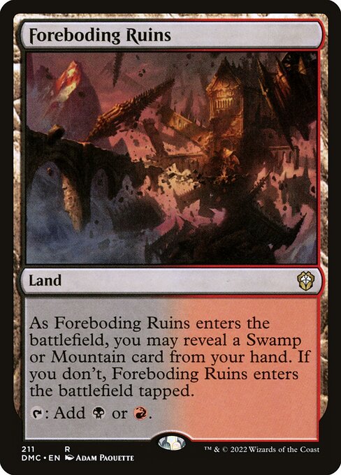 Foreboding Ruins (Dominaria United Commander #211)