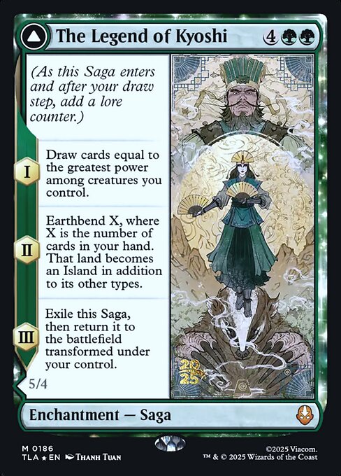 The Legend of Kyoshi // Avatar Kyoshi magic the gathering card art