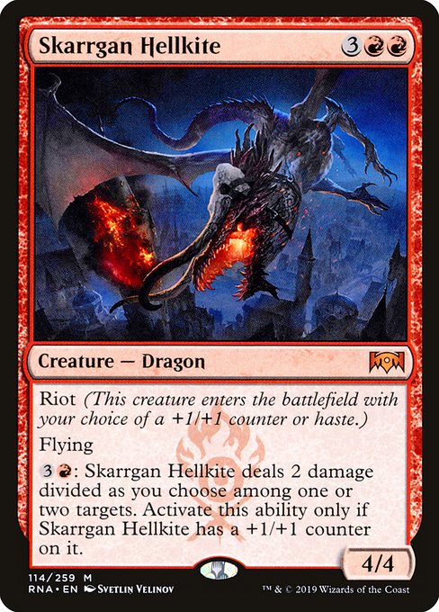 Skarrgan Hellkite (Ravnica Allegiance #114)