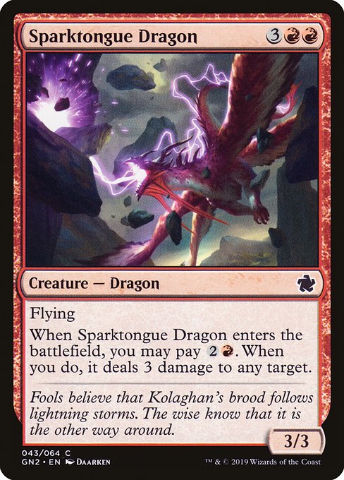 Sparktongue Dragon (Game Night 2019 #43)