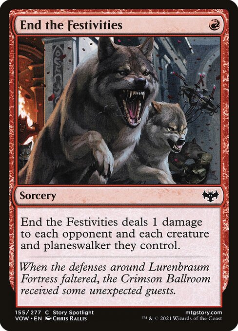 End the Festivities (Innistrad: Crimson Vow #155)