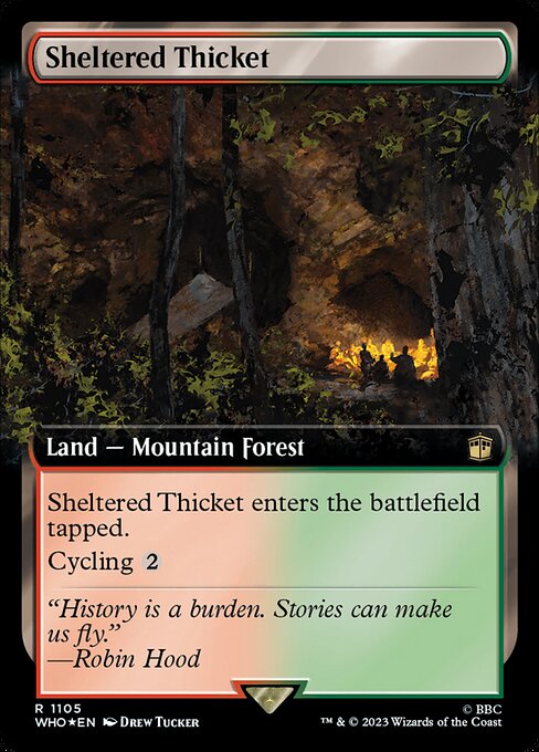 Halliers protégés|Sheltered Thicket