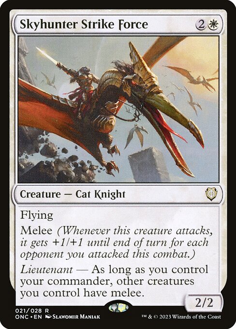 Skyhunter Strike Force (Phyrexia: All Will Be One Commander #21)