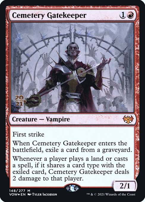 Cemetery Gatekeeper (Foil Prerelease Cards)