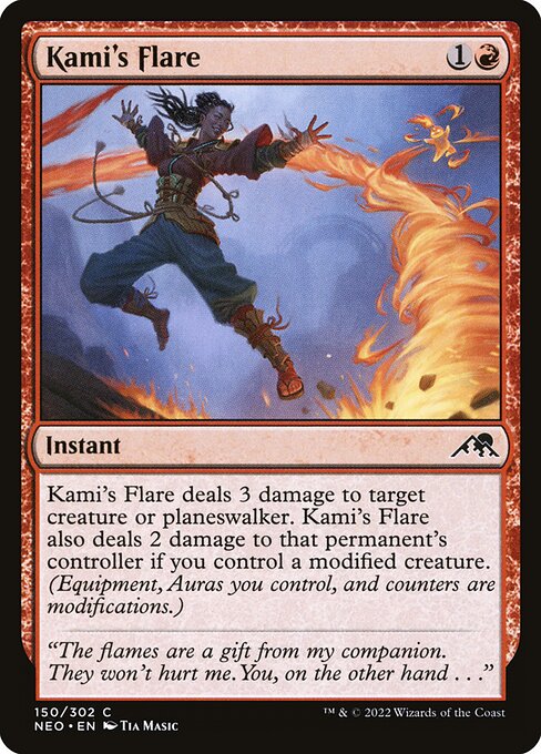 Kami's Flare (Kamigawa: Neon Dynasty #150)