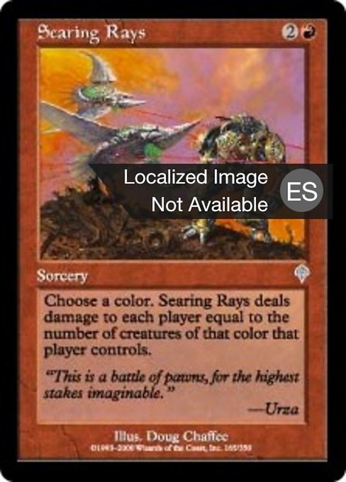 Searing Rays (Invasion #165)