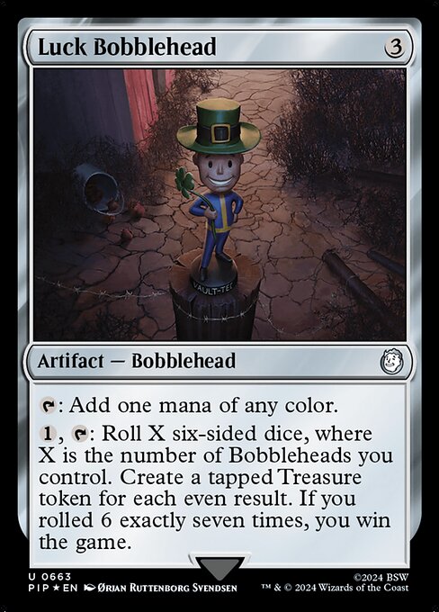 Luck Bobblehead card image