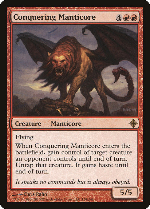 Conquering Manticore (Rise of the Eldrazi #139)