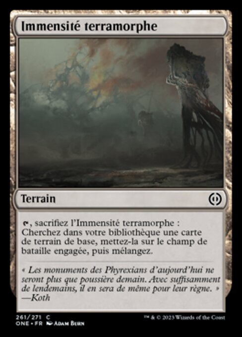 Terramorphic Expanse (Phyrexia: All Will Be One #261)