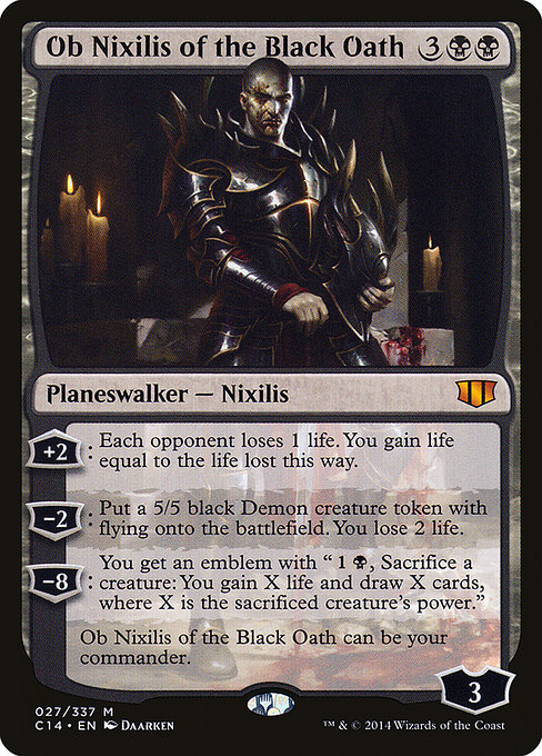 Ob Nixilis of the Black Oath (Commander 2014 #27)