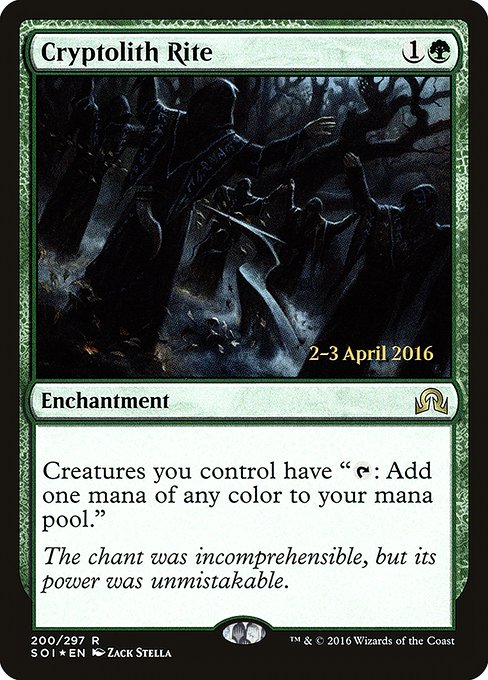 Cryptolith Rite (Shadows over Innistrad Promos #200s)