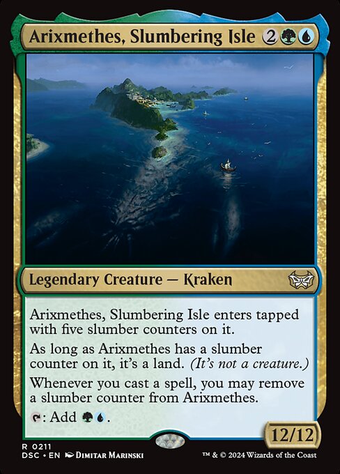 Arixmethes, Slumbering Isle card